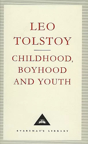 Childhood, Boyhood And Youth cover