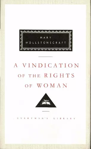 A Vindication of the Rights of Woman cover