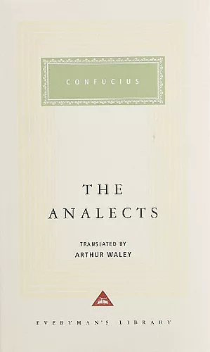 The Analects cover