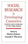 Social Research In Developing Countries cover