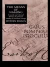 The Means Of Naming cover