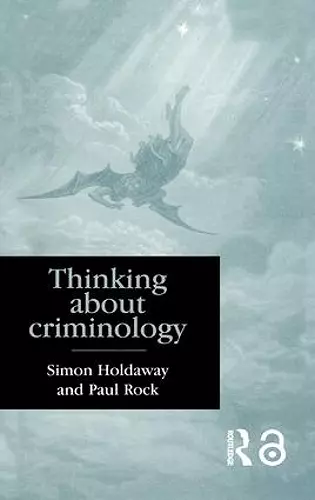 Thinking About Criminology cover