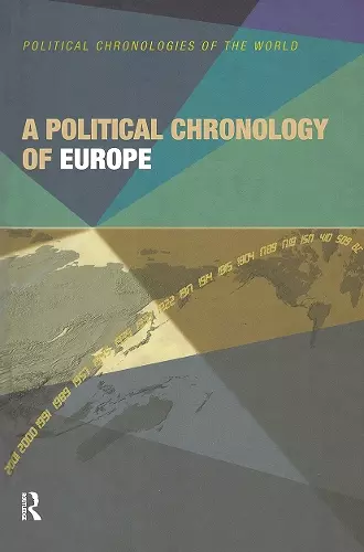 A Political Chronology of Europe cover