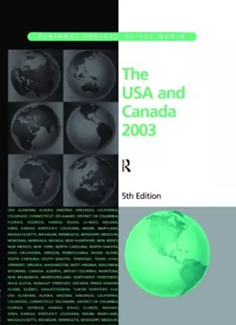 The USA and Canada 2003 cover