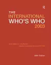 The International Who's Who Book 2003 and Online Bundle cover
