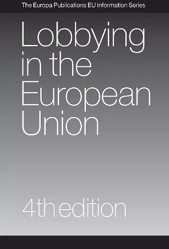 Lobbying in the European Union cover