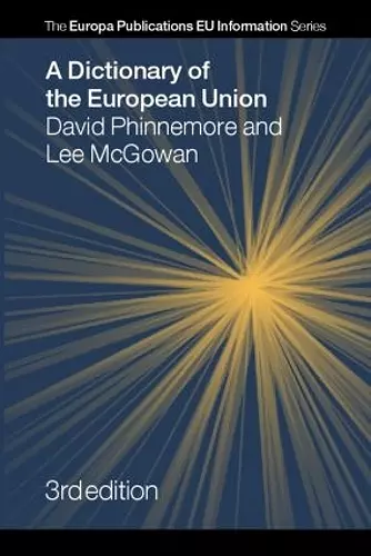 A Dictionary of the European Union cover