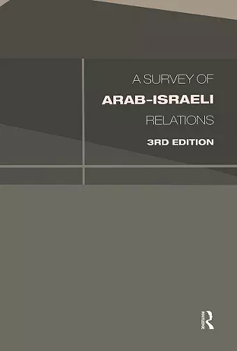 Survey of Arab-Israeli Relations cover