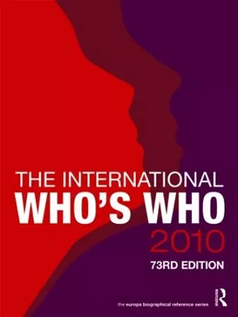 The International Who's Who 2010 cover