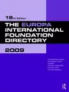 The Europa International Foundation Directory 2009 cover