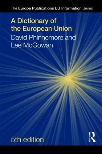 A Dictionary of the European Union cover