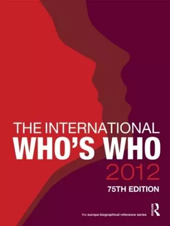 The International Who's Who 2012 cover