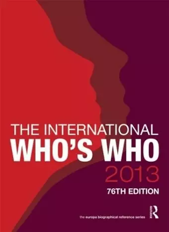 The International Who's Who 2013 cover