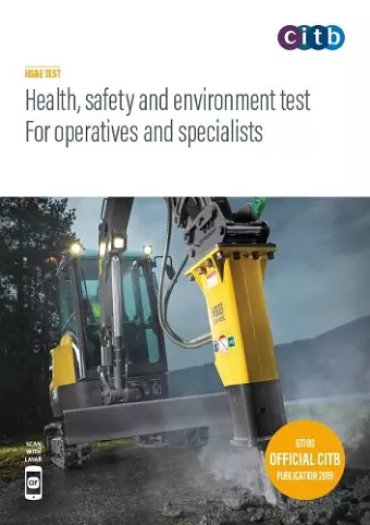 Health, safety and environment test for operatives and specialists cover