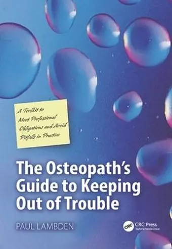 The Osteopath's Guide to Keeping Out of Trouble cover