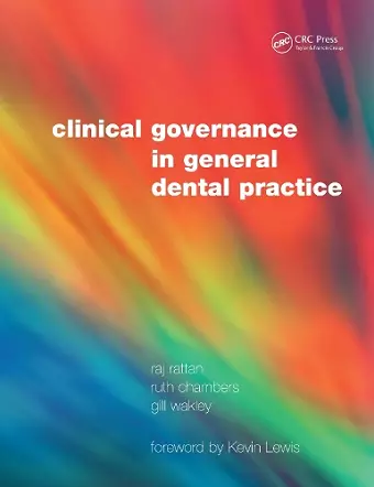 Clinical Governance in General Dental Practice cover