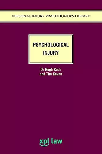 Psychological Injury cover