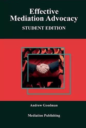 Effective Mediation Advocacy cover