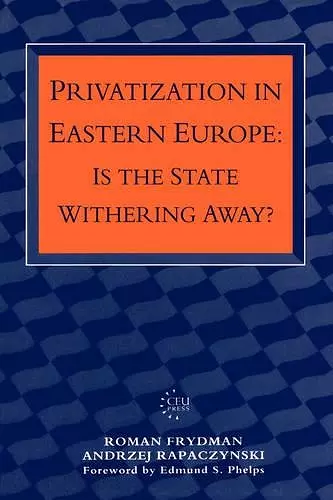 Privatization in Eastern Europe cover