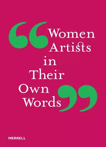 Women Artists in Their Own Words cover