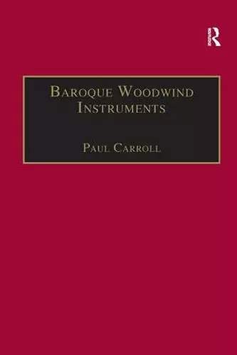 Baroque Woodwind Instruments cover