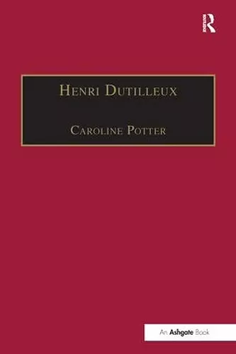 Henri Dutilleux cover