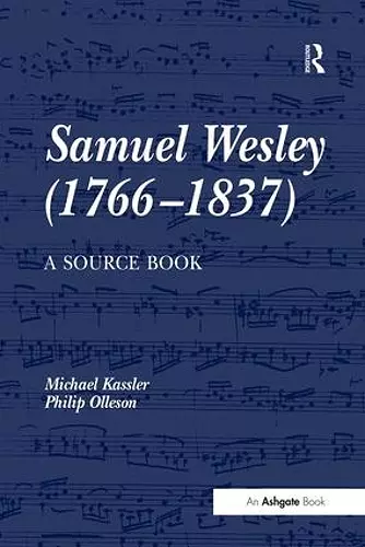 Samuel Wesley (1766–1837): A Source Book cover