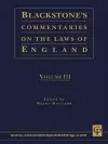 Blackstone's Commentaries on the Laws of England Volumes I-IV cover