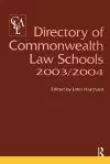 Directory of Commonwealth Law Schools 2003-2004 cover