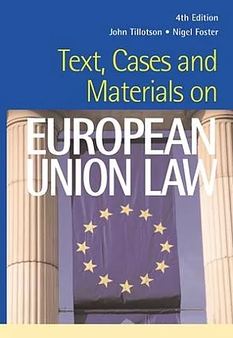 Text, Cases and Materials on European Union Law cover