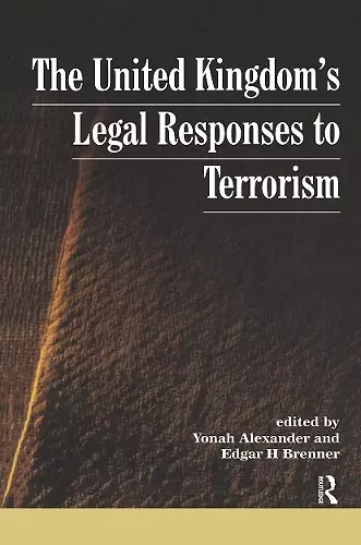 UK's Legal Responses to Terrorism cover