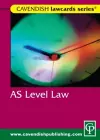 Cavendish: AS Level Lawcard cover