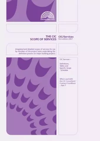 The CIC Scope of Services Handbook cover