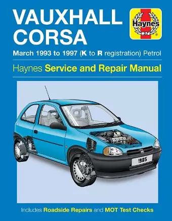 Vauxhall Corsa Petrol (Mar 93 - 97) Haynes Repair Manual cover