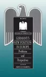Germany's New Position in Europe cover