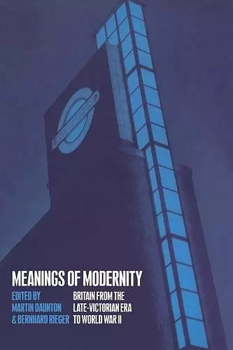 Meanings of Modernity cover