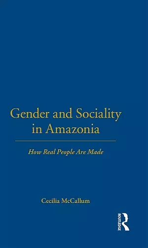 Gender and Sociality in Amazonia cover