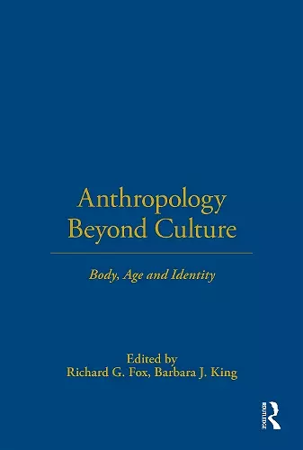 Anthropology Beyond Culture cover