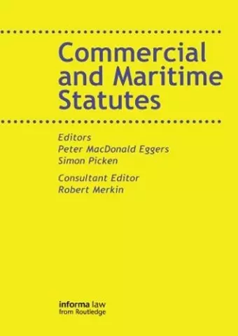 Commercial and Maritime Statutes cover