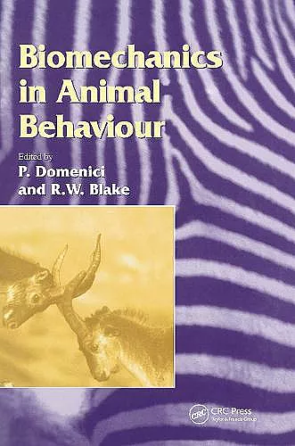 Biomechanics in Animal Behaviour cover