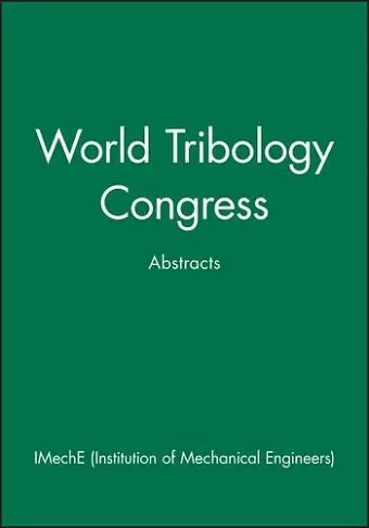 World Tribology Congress cover