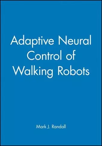 Adaptive Neural Control of Walking Robots cover