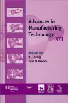 Advances in Manufacturing Technology XVI - NCMR 2002 cover