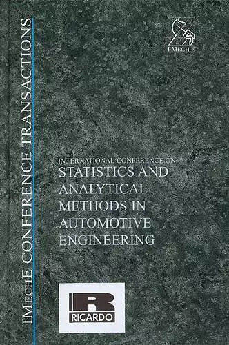 International Conference on Statistics and Analytical Methods in Automotive Engineering cover