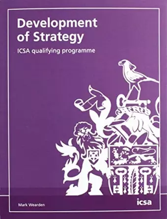 Development of Strategy: ICSA qualifying programme cover