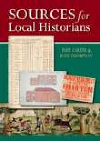 Sources for Local Historians cover