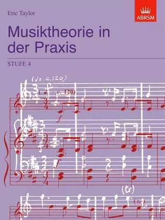 Musiktheorie in der Praxis Stufe 4 cover