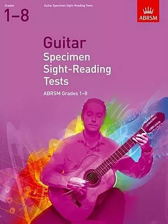 Guitar Specimen Sight-Reading Tests, Grades 1-8 cover