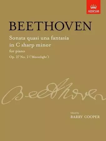 Sonata quasi una fantasia in C sharp minor, Op. 27 No. 2 ('Moonlight') cover