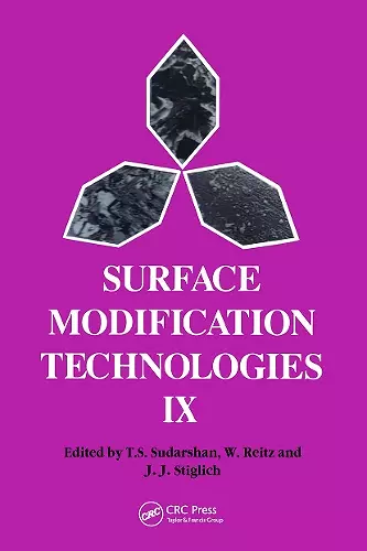 Surface Modification Technologies IX cover